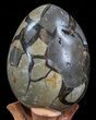 Septarian Dragon Egg Geode - Crystal Filled #40940-2